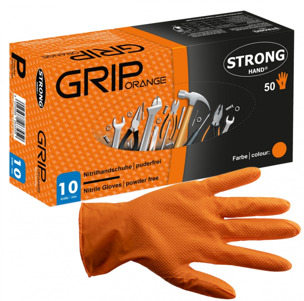 pics/Feldtmann 2016/Handschutz/google/optimiert/weitere/stronghand-0424-grip-orange-box-50-nitril-arbeitshandschuhe-puderfrei-orange-en374-titel.jpg